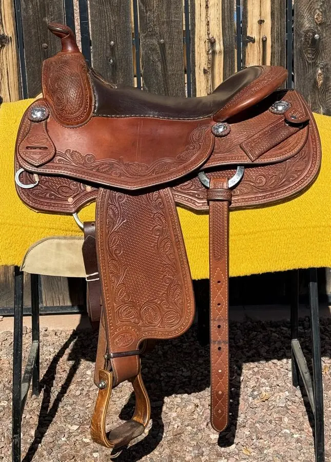 Bob's Custom Saddle — 16" Model B16-1455M — Full Nearside
