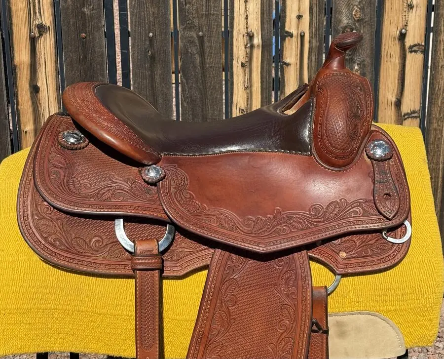 Bob's Custom Saddle — 16" Model B16-1455M — Offside