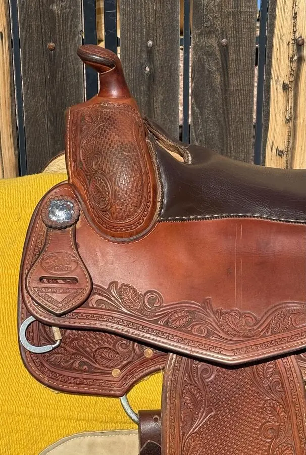 Bob's Custom Saddle — 16" Model B16-1455M — Stamp
