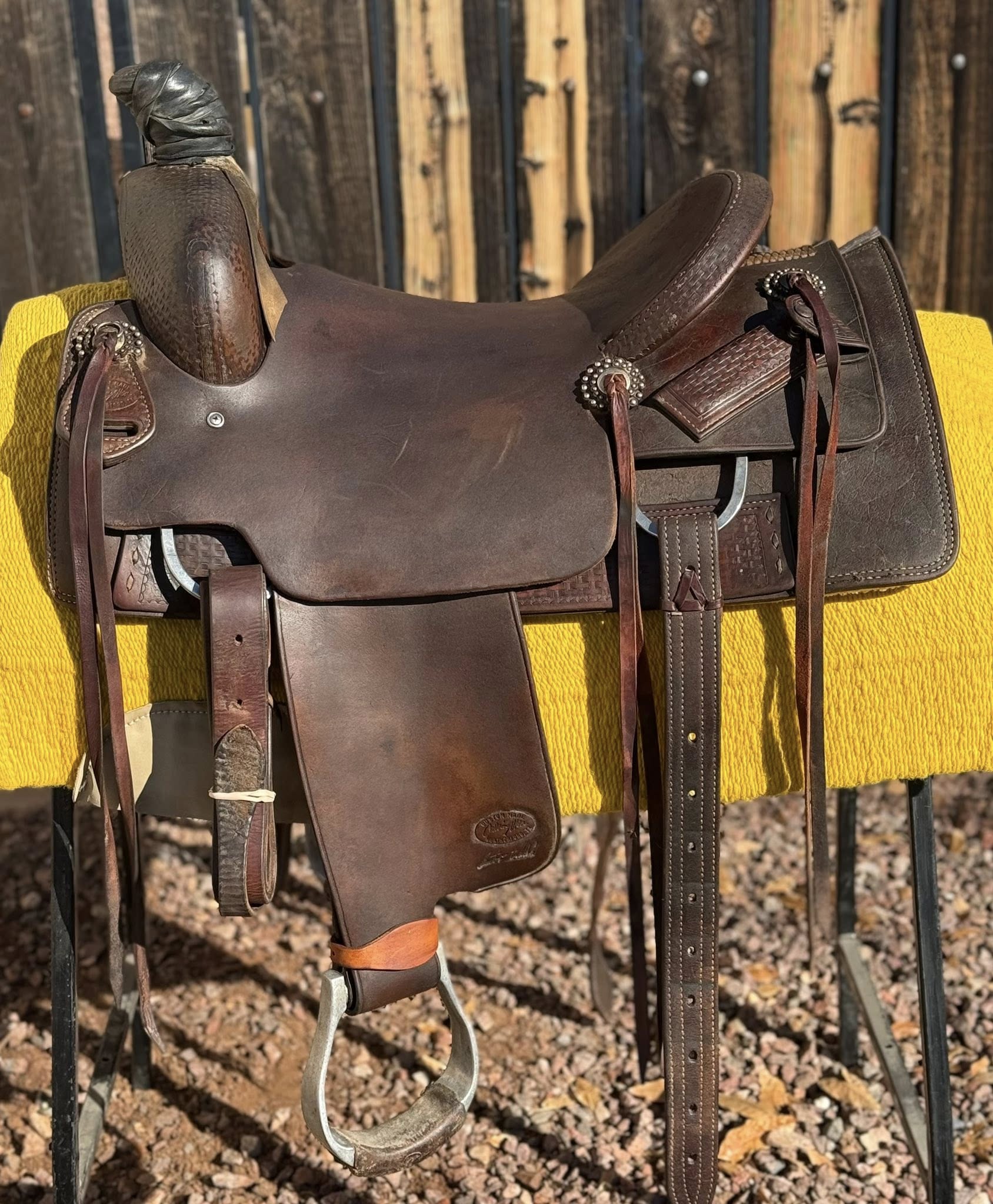 Ranch Cutter by Calvin Allen Saddlery — 15½