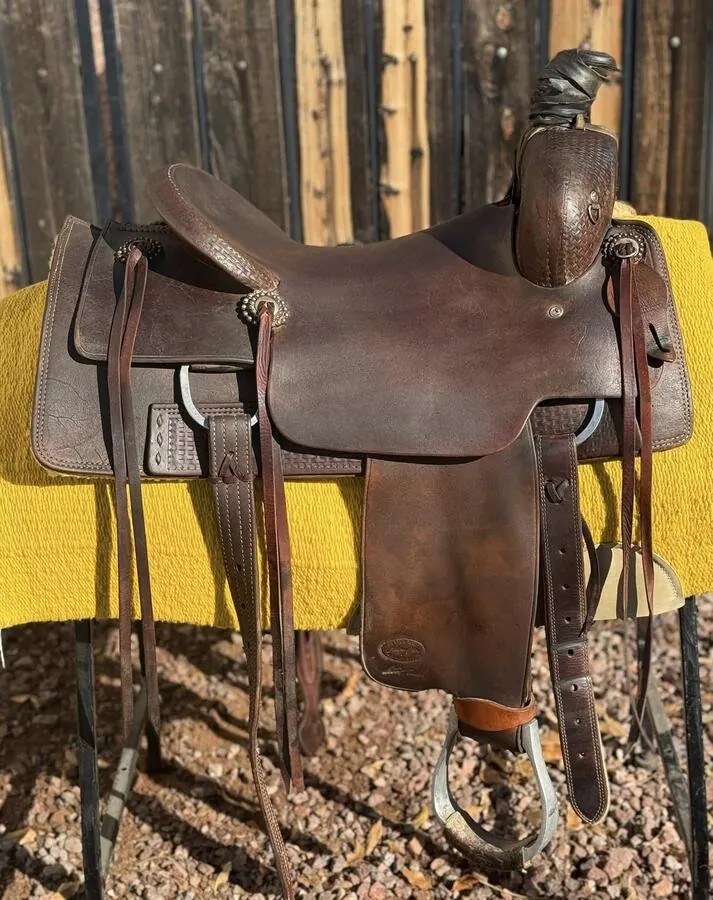 Ranch Cutter by Calvin Allen Saddlery — 15½" Seat — Seat Top