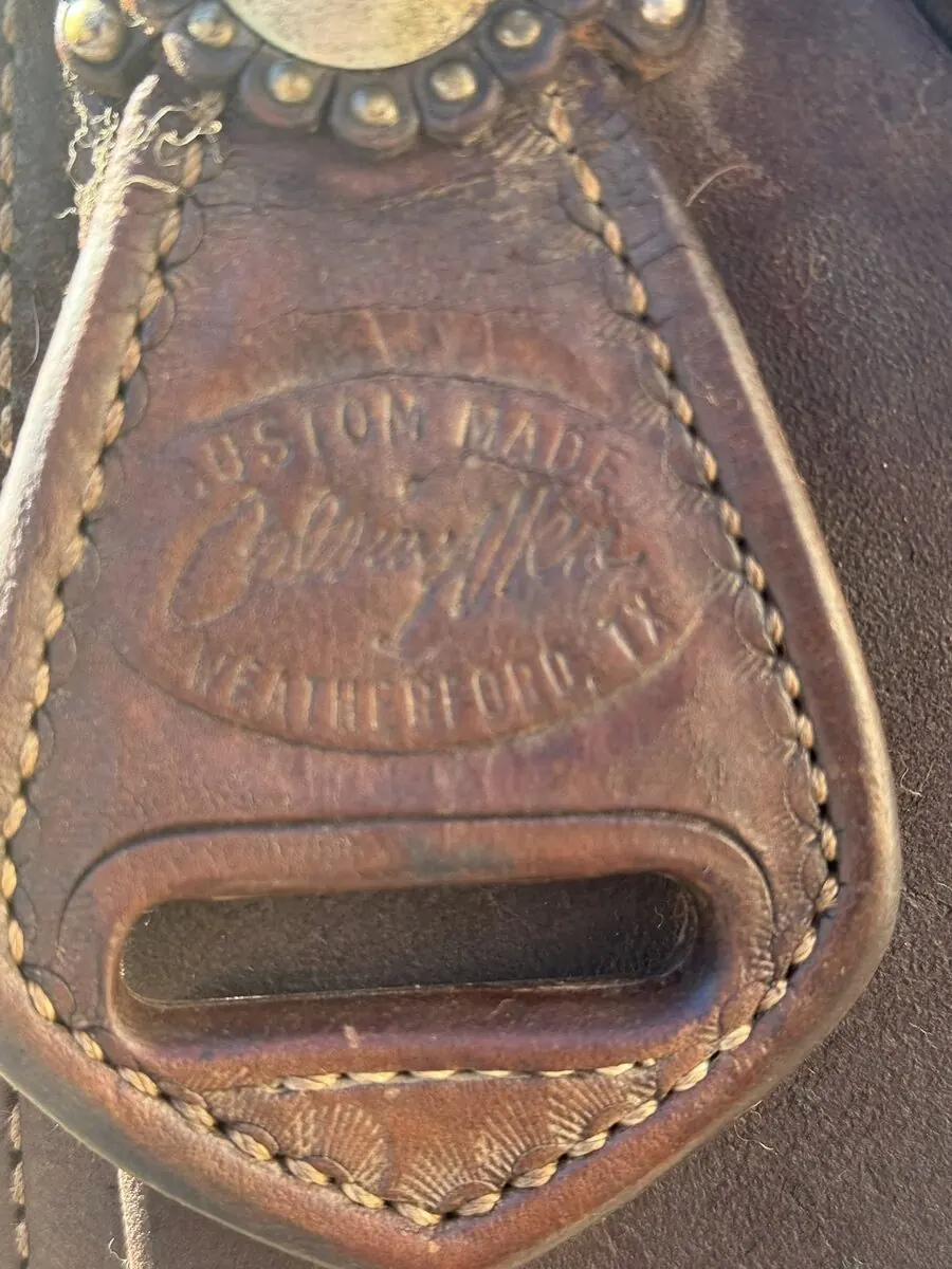 Ranch Cutter by Calvin Allen Saddlery — 15½" Seat — Stamp