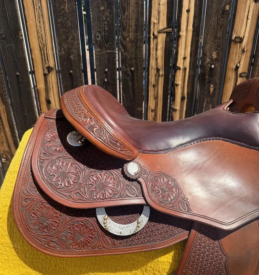 Craig Schmersal Reiner by Superior Saddlery — 16" Seat — Superior 16 Right Skirt