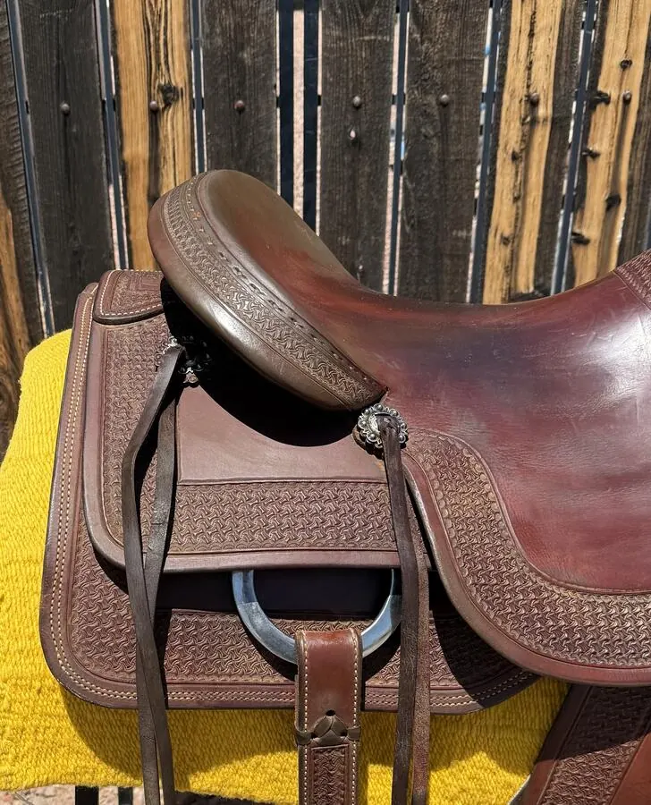 Equine Oasis by Tim Bauer — 17" Seat — Cantle Left