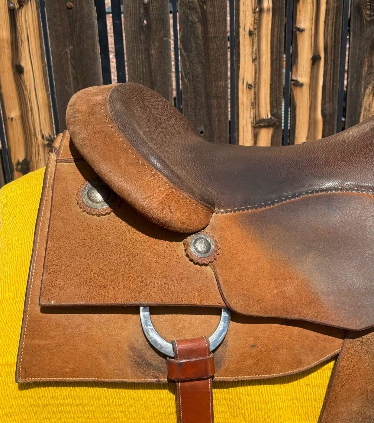 JV Work Saddle — horn swell