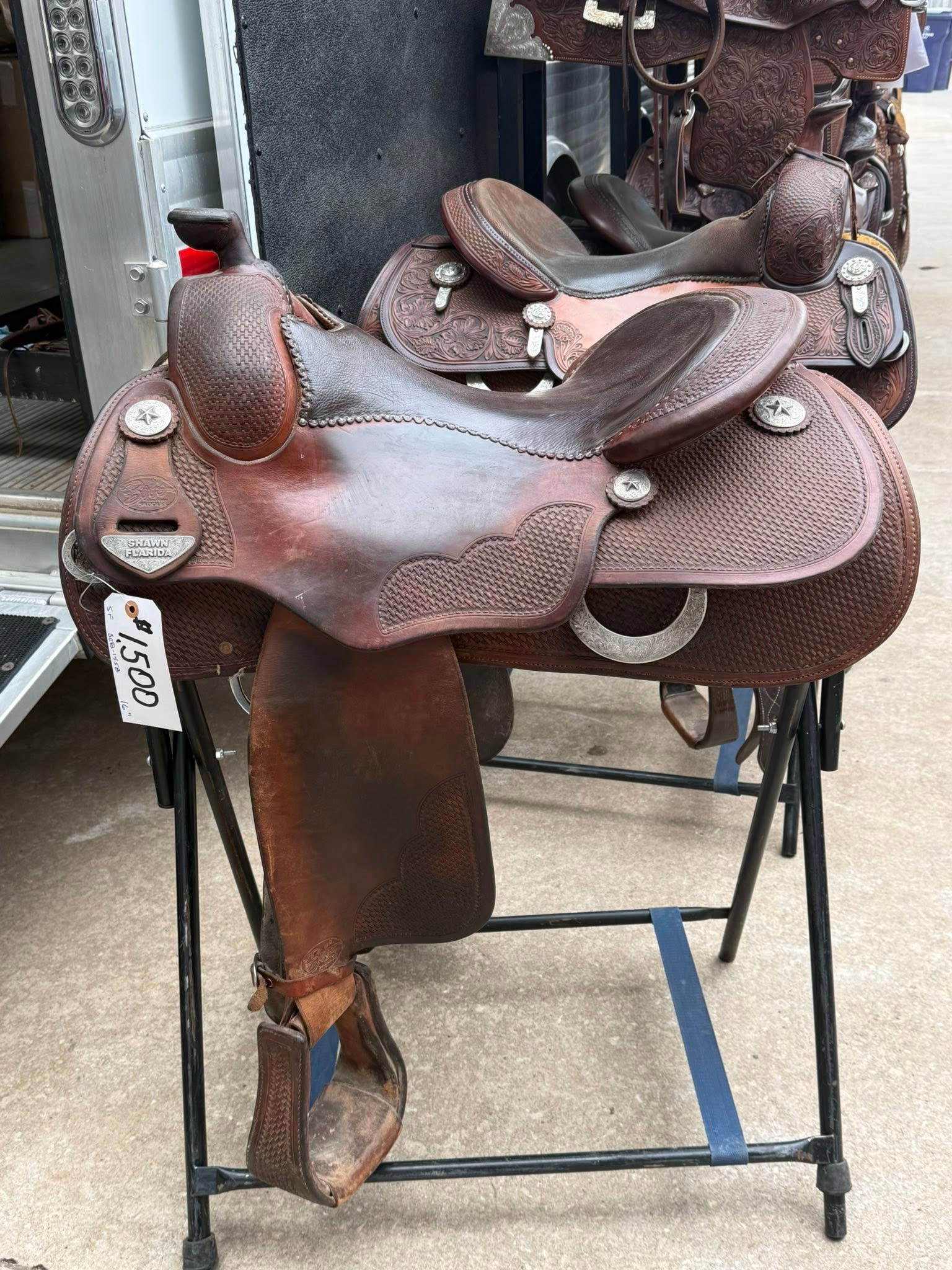 Shawn Flarida Reiner by Superior Saddlery — 16" Basketweave