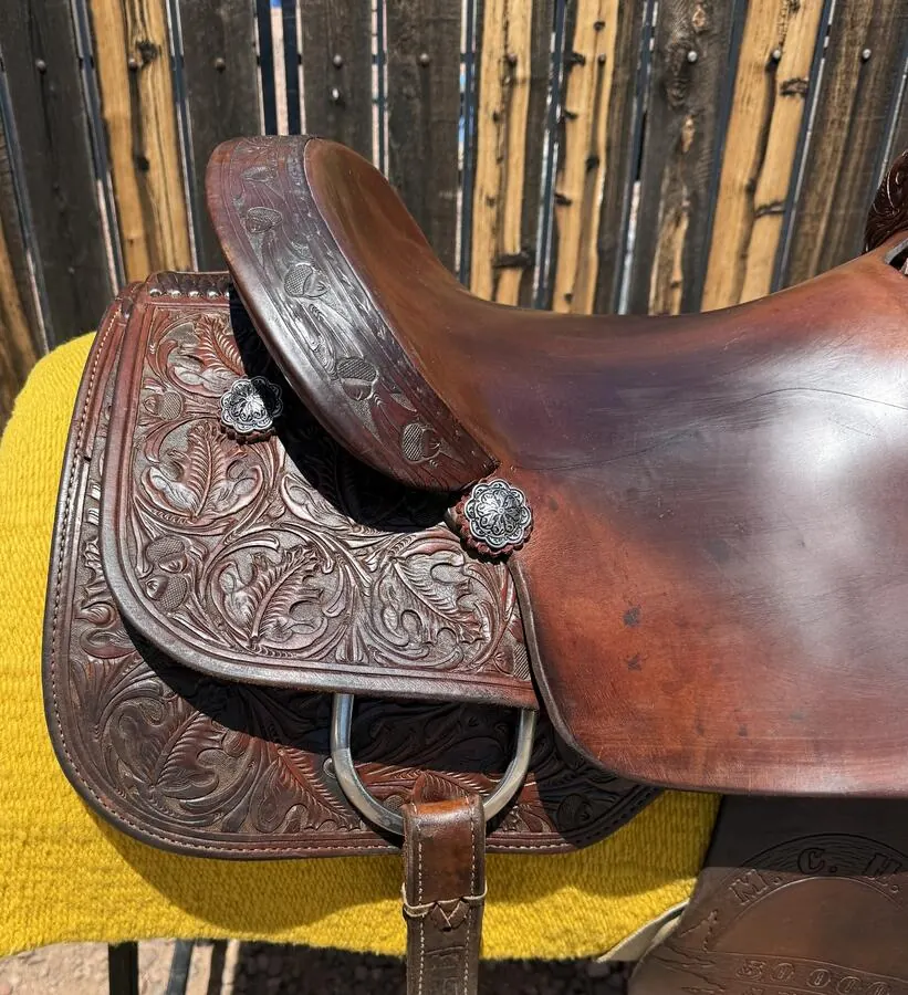 Teddy Johnson Cutter — 16" Seat — Cantle Left